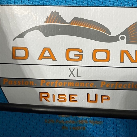 Dagon Men's Western Madres Blue Performance UPF 30+  Fishing Shirt, XL - Picture 10 of 10